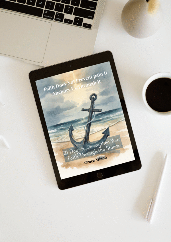 faith does not prevent pain -it anchors us through it