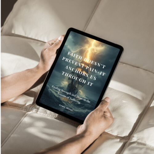 faith does not prevent pain- it anchors it