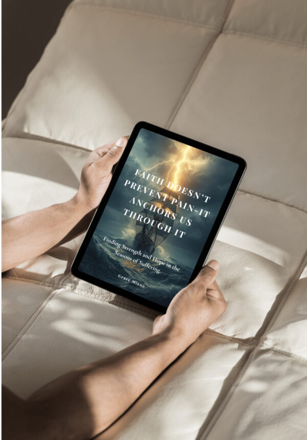 faith does not prevent pain- it anchors it